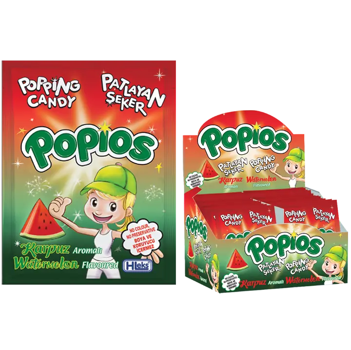 Popios Karpuz Aromalı Patlayan Şeker
